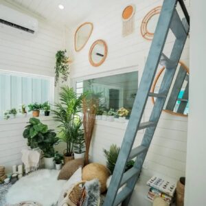 bright and airy Genesis tiny home